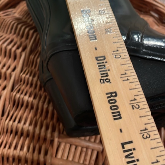 HUNTER ORIGINAL TALL GLOSS BLACK BOOTS SIZE 6/37 - Picture 7 of 8